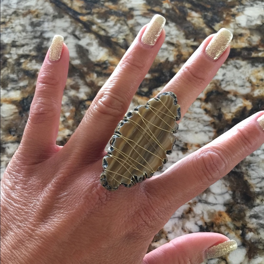 AGATE RING - Picture 2 of 3